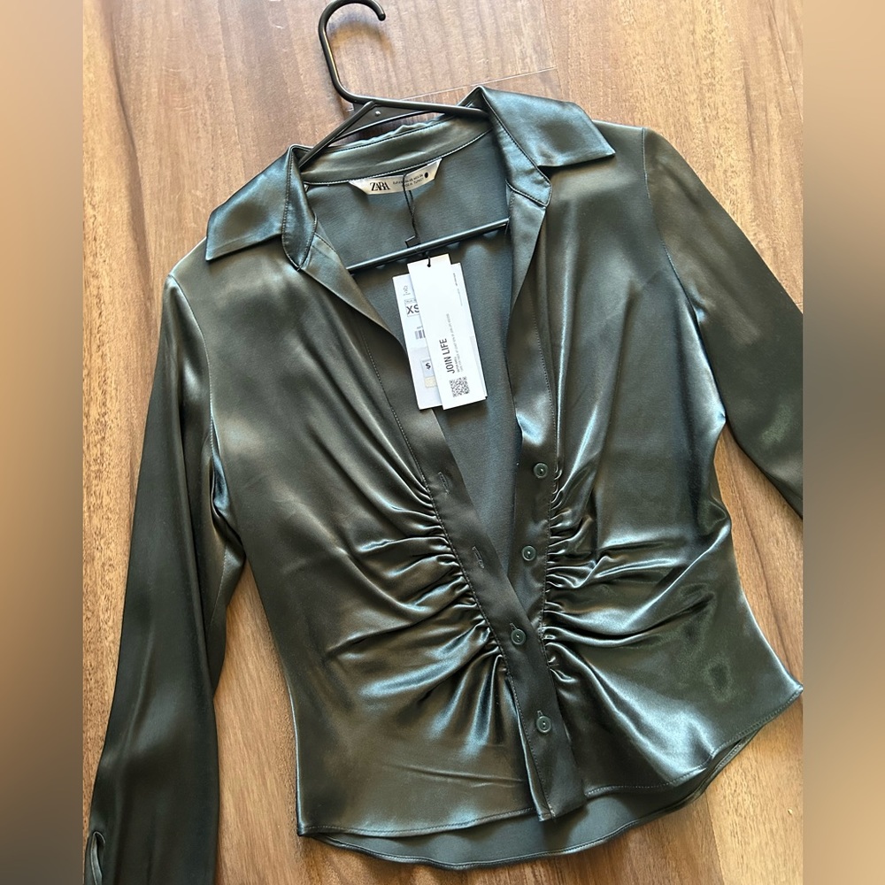 Zara Silk Blouse
